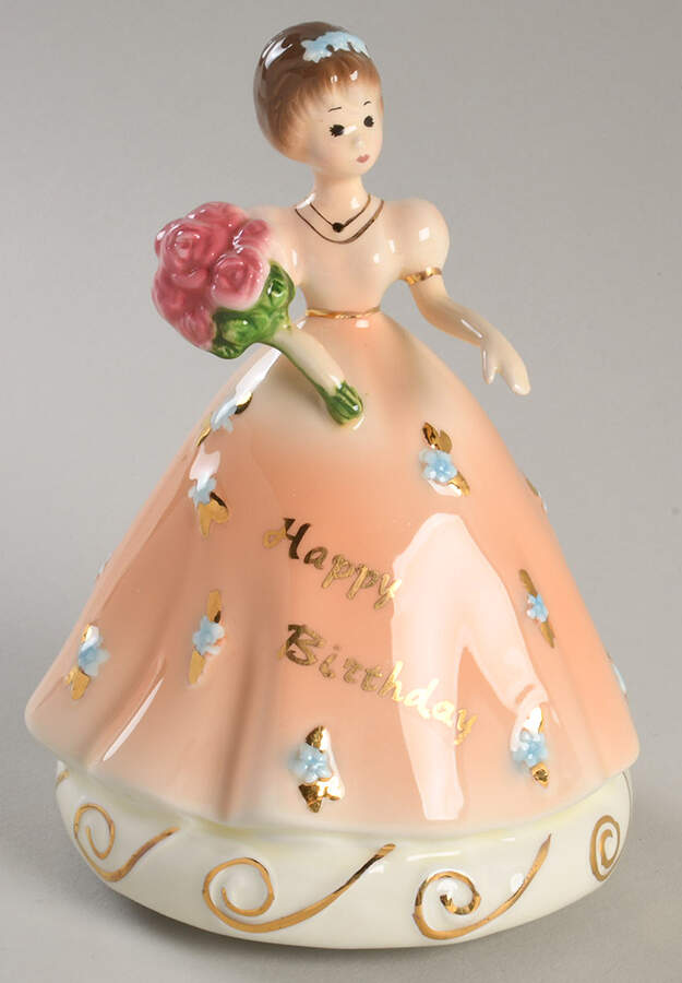 Music Box Girls Happy Birthday - No Box by Josef Originals-1