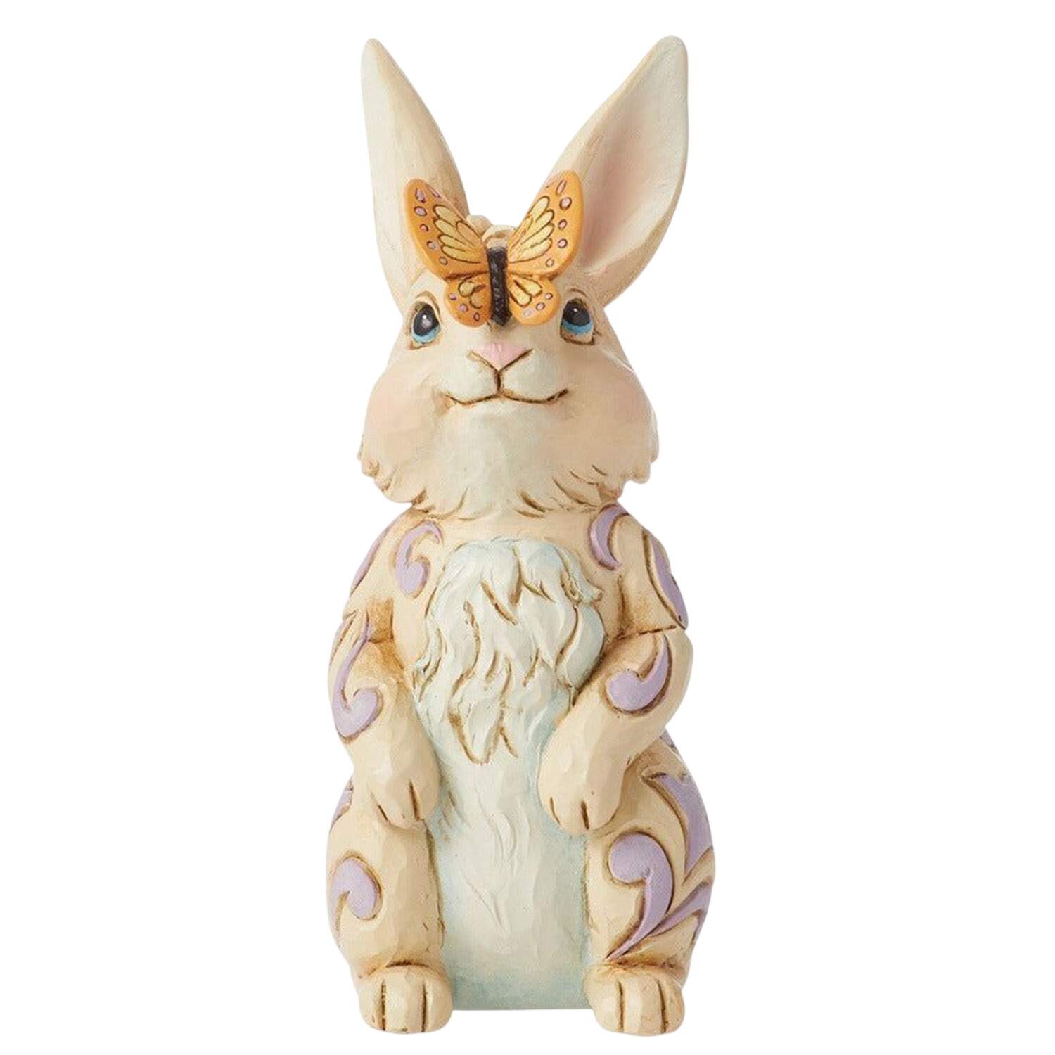 Animal Minis Mini Bunny With Butterfly - With Box by Jim Shore-1