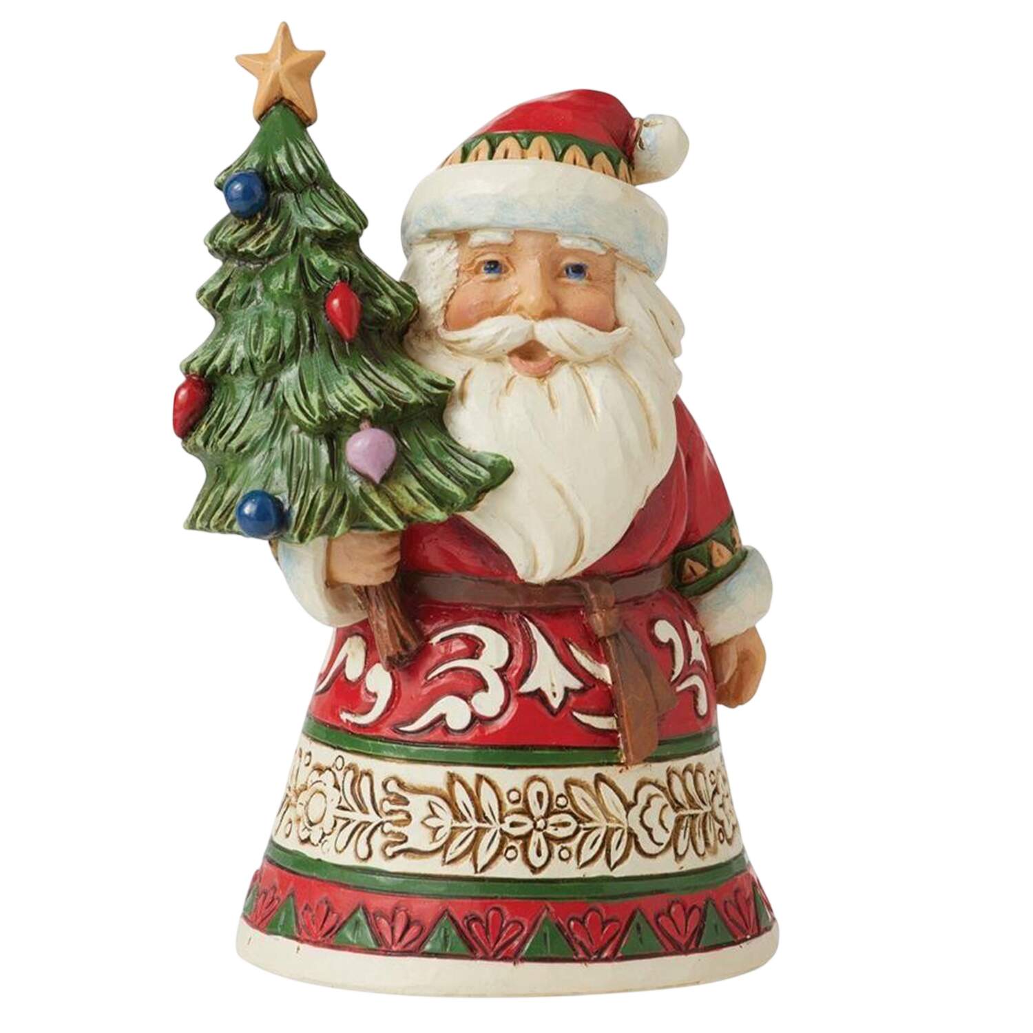 Christmas Minis Mini Santa Holding Tree - Boxed by Jim Shore-1
