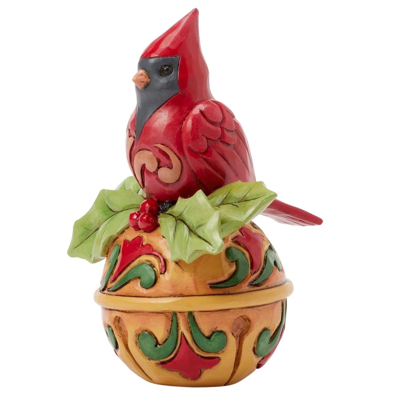 Christmas Minis Mini Cardinal On Jingle Bell - Boxed by Jim Shore-1