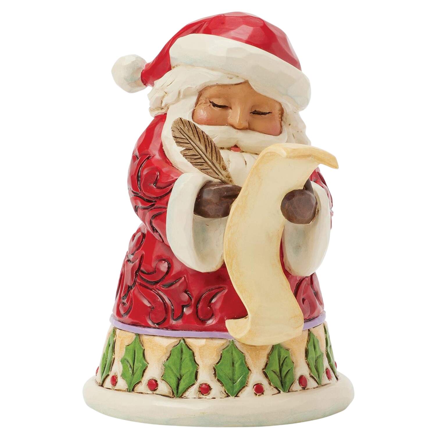 Christmas Minis Mini Santa With List - Boxed by Jim Shore-1