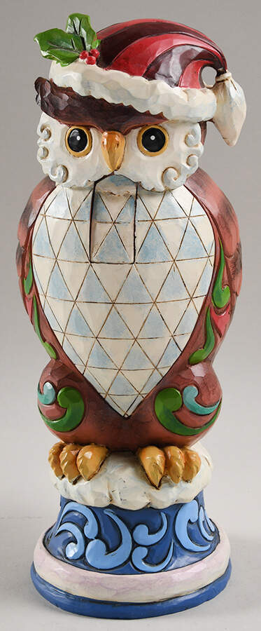 Christmas Nutcrackers Owl Be Home For Christmas - No Box by Jim Shore-1