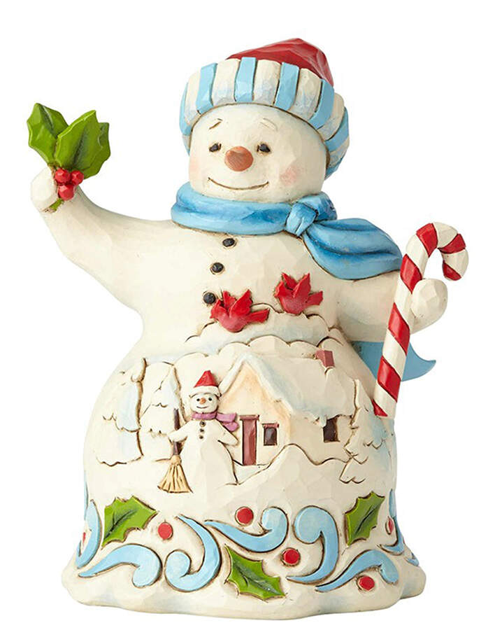 Pint-Sized Snowmen Candy Holly & Feelings So Jolly - No Box by Jim Shore-1