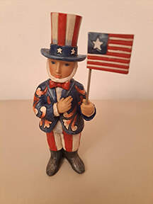 Pint-Sized Patriotic Waves Of Patriotism - No Box by Jim Shore-1