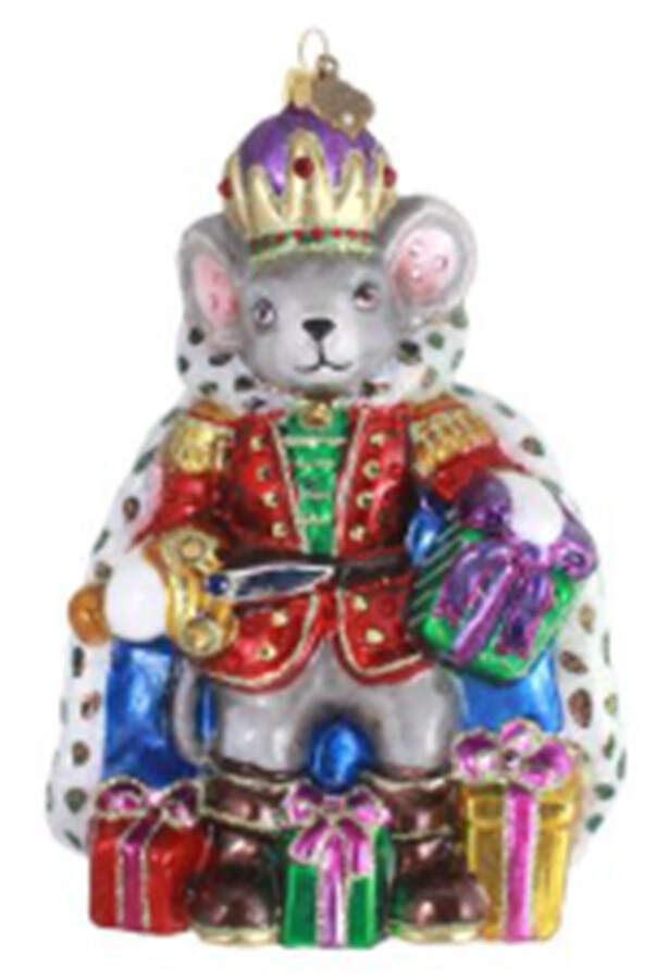 Holiday Ornament Collection Mouse King - Boxed by Jay Strongwater-1