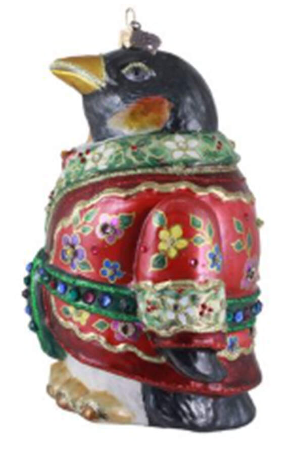 Holiday Ornament Collection Christmas Penguin - Boxed by Jay Strongwater-1