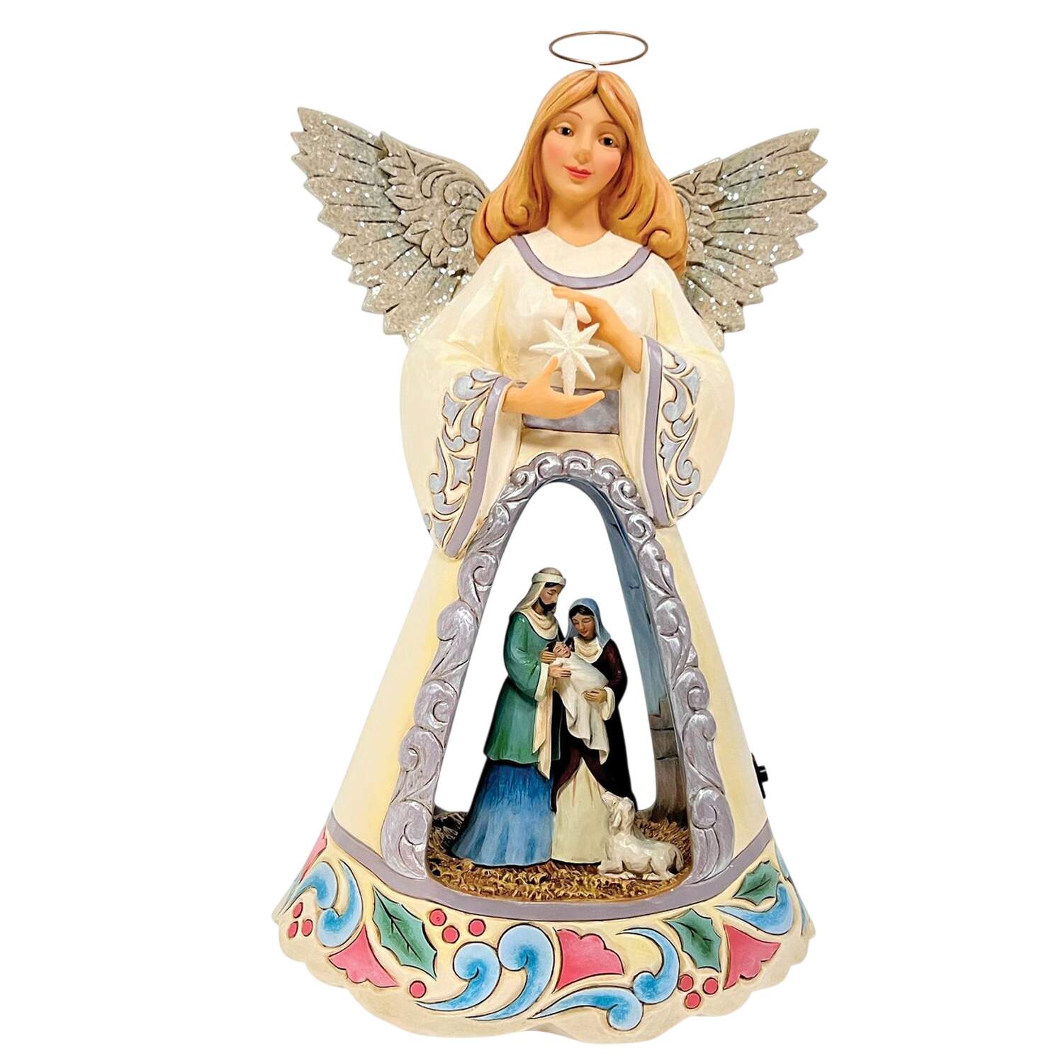 White Woodland Angels & Religious Beneath Heaven's Gate - Boxed by Jim Shore-1