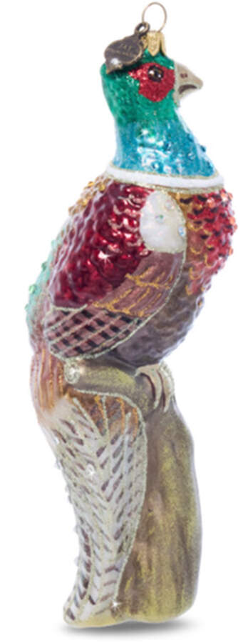Woodland Ornament Collection Pheasant - No Box by Jay Strongwater-1