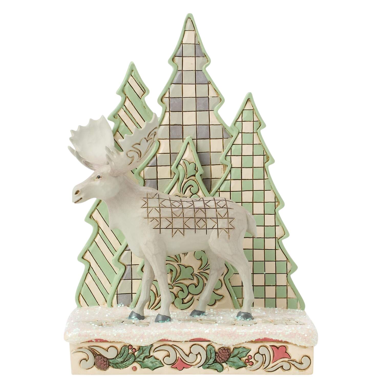 White Woodland Animals Frozen Forest - Boxed by Jim Shore-1