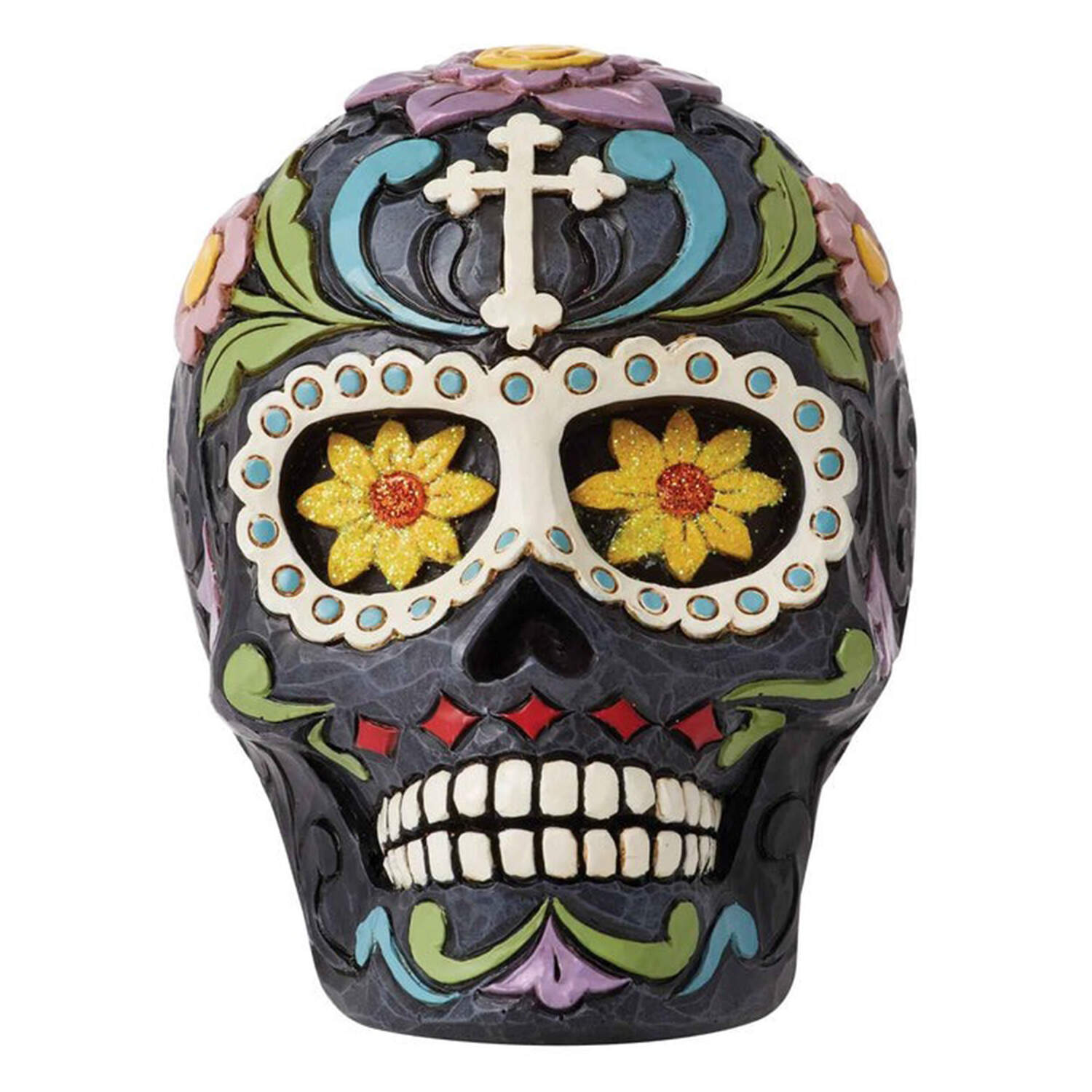 Day of the Dead Collection Black Blossom - No Box by Jim Shore-1