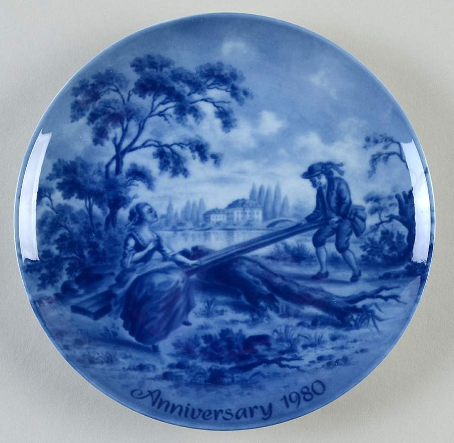 Anniversary Plate Love At Play - Boxed by Kaiser-1