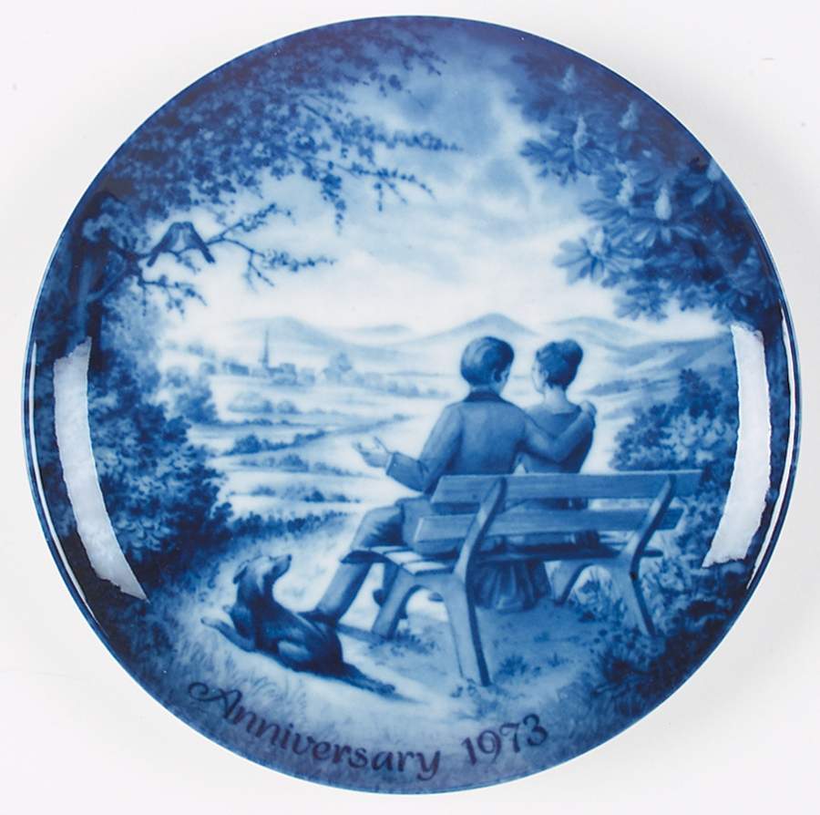 Anniversary Plate In The Park - Boxed by Kaiser-1