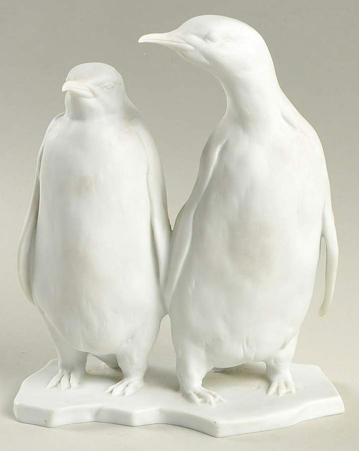 Birds Penguins-White Bisque - Boxed by Kaiser-1