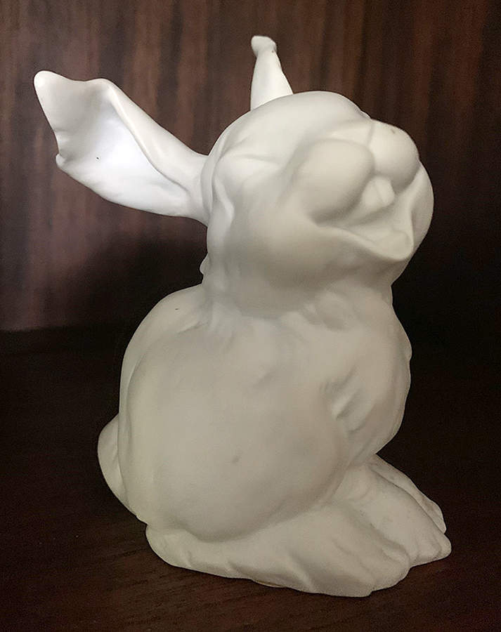 Rabbits Laughing Rabbit (White Bisque) - Boxed by Kaiser-1
