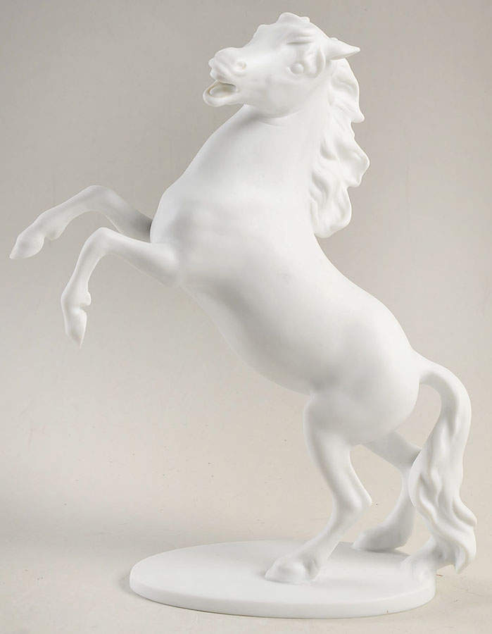 Horses Wild Horse (White Bisque) - Boxed by Kaiser-1