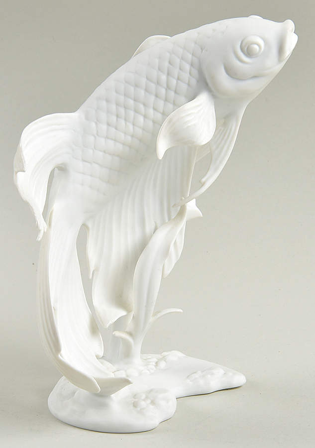 Fish Koi (White Bisque) - No Box by Kaiser-1