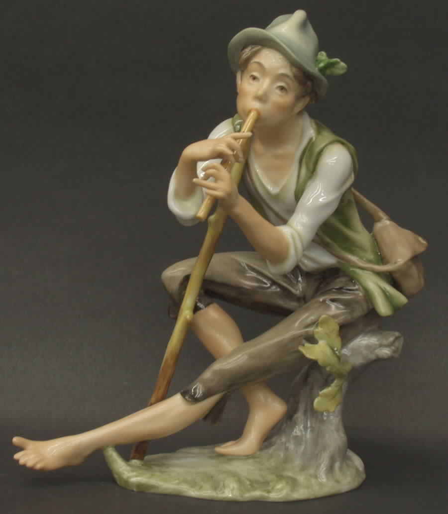 Old World Life Shepherd (Color Glaze) - No Box by Kaiser-1