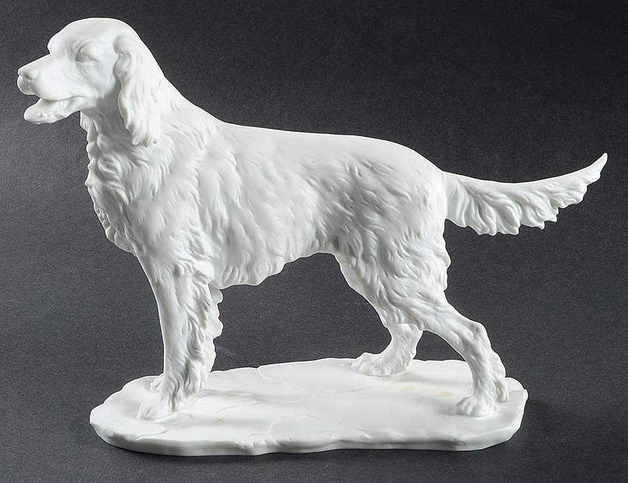 Dogs Irish Setter (White Bisque) - No Box by Kaiser-1