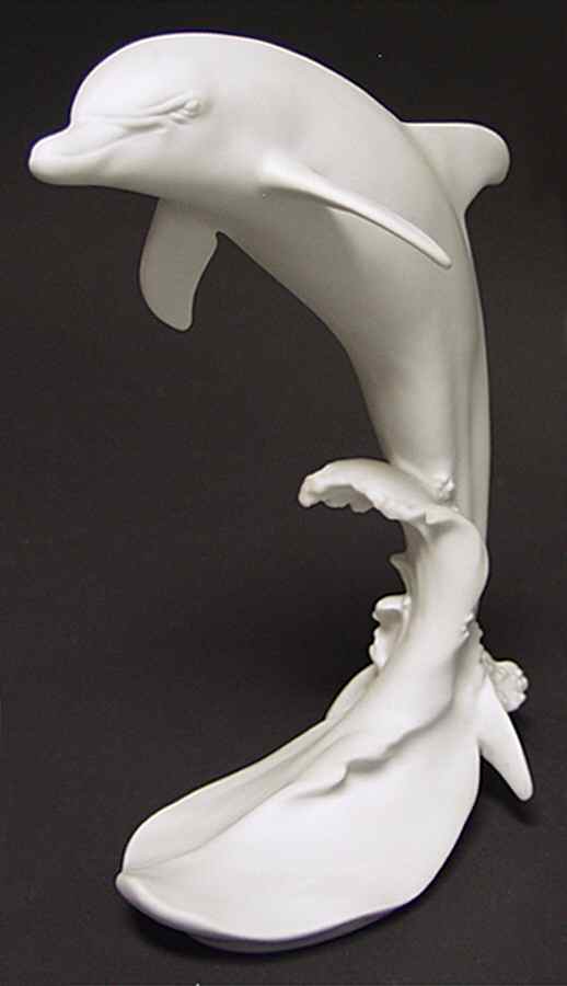 Dolphins Dolphin (White Bisque) - Boxed by Kaiser-1