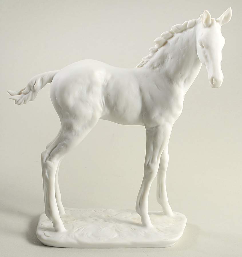 Horses Foal -White Bisque - Boxed by Kaiser-1