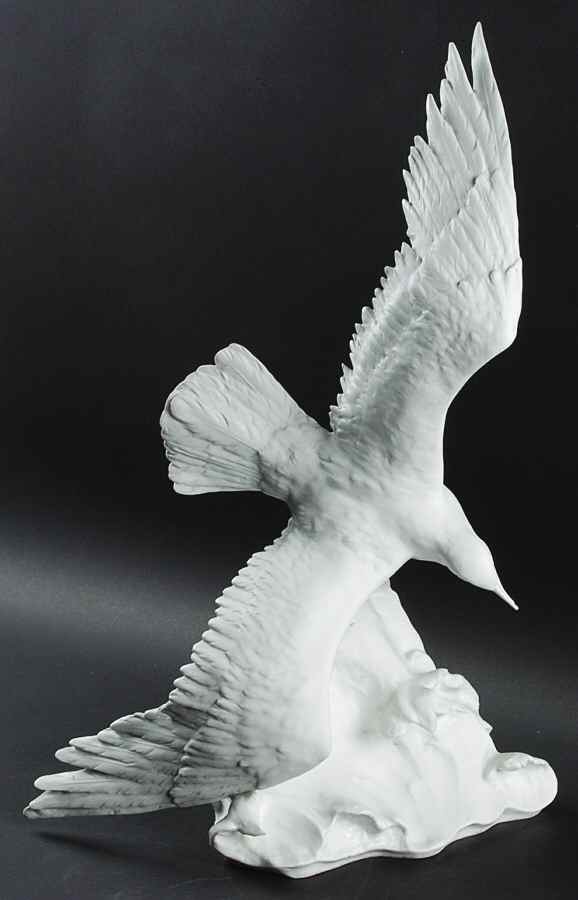 Birds Herring Gull-White Bisque - Boxed by Kaiser-1
