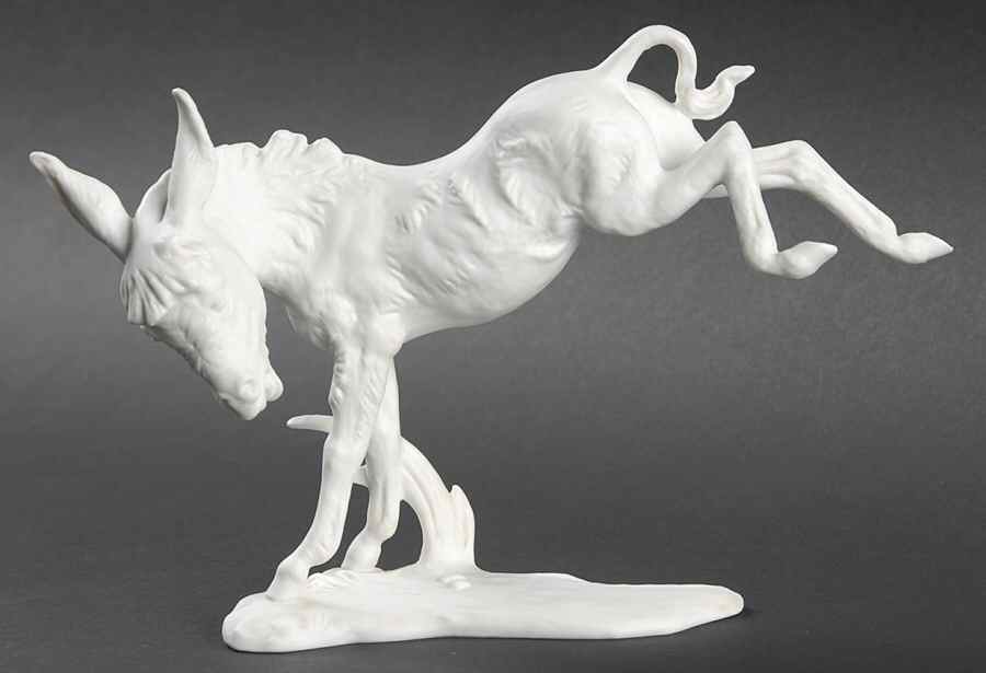Horses Kicking Donkey - White - Boxed by Kaiser-1