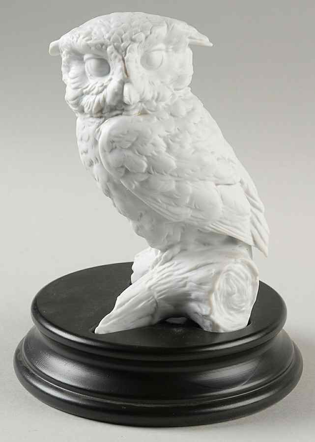 Birds Owl (White Bisque) - Boxed by Kaiser-1