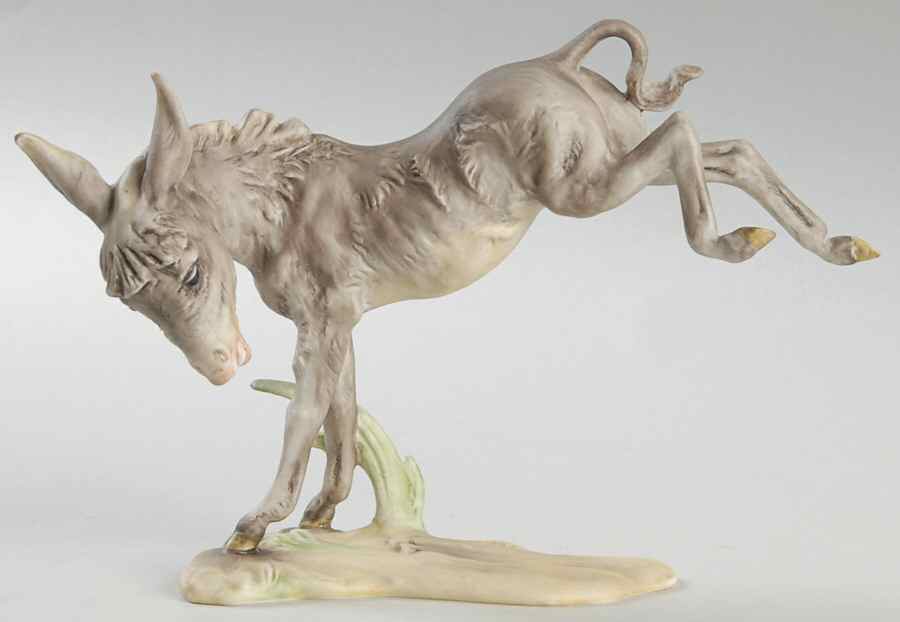 Horses Kicking Donkey (Color Bisque) - Boxed by Kaiser-1