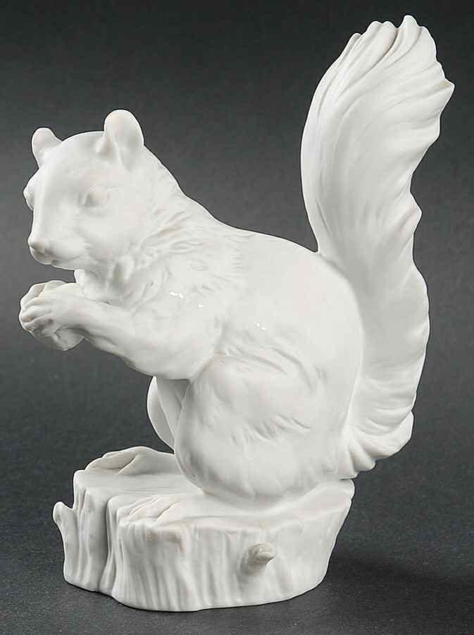 Wild Animals Squirrel (White Bisque) - No Box by Kaiser-1