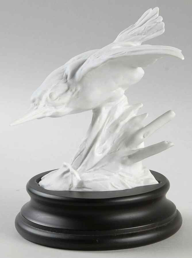 Birds Kingfisher (White Bisque) - Boxed by Kaiser-1