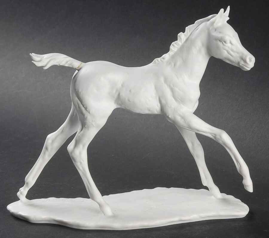 Horses Foal (White Bisque) - No Box by Kaiser-1