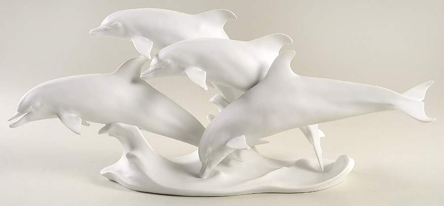 Dolphins Dolphins-Group Of 4 - Boxed by Kaiser-1