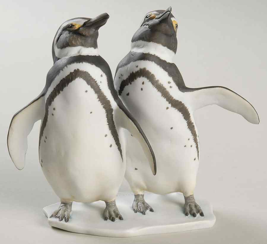 Birds Penguins (Colored Bisque) - Boxed by Kaiser-1