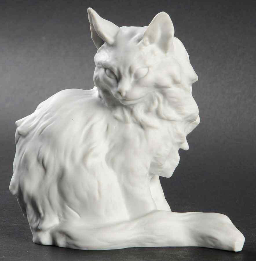 Cats Persian Cat (White Bisque) - Boxed by Kaiser-1