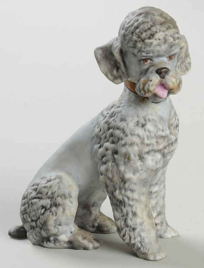 Dogs Gray Poodle (Colored Bisque) - Boxed by Kaiser-1