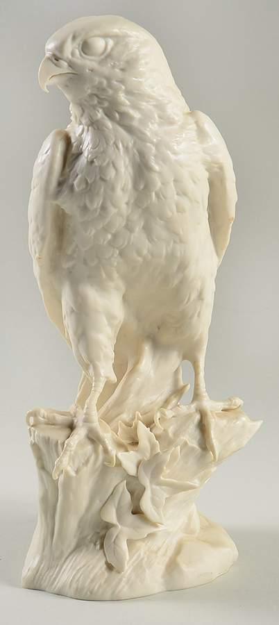 Birds Peregrine Falcon-White Bisque - No Box by Kaiser-1