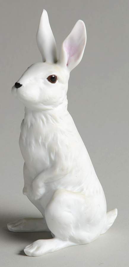 Rabbits Standing Rabbit (White Bisque) - Boxed by Kaiser-1