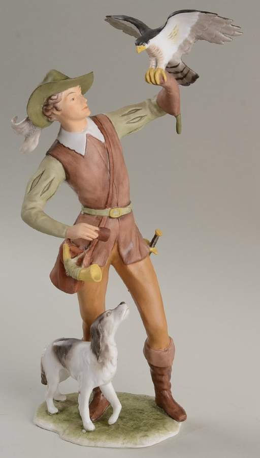 Old World Life Falconer (Color Bisque) - Boxed by Kaiser-1