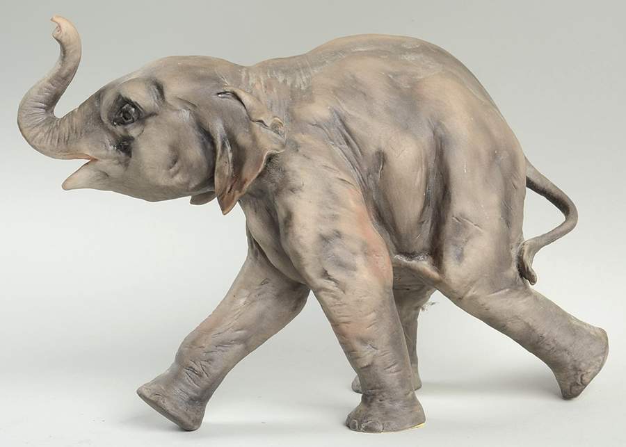 Wild Animals Elephant (Colored Bisque) - Boxed by Kaiser-1