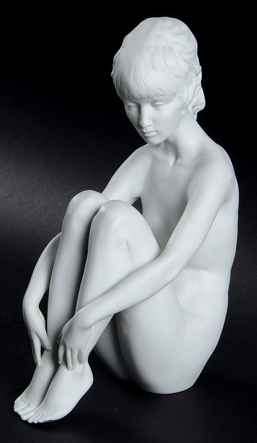 Nudes Seated Nude-White - No Box by Kaiser-1