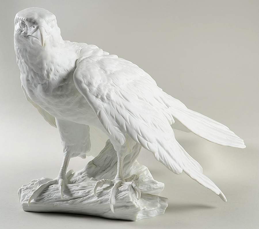 Birds Goshawk (White Bisque) - No Box by Kaiser-1