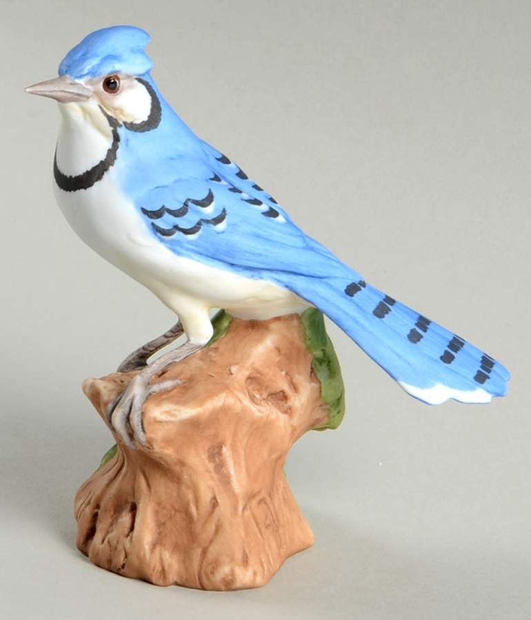 Birds Blue Jay (Colored Bisque) - Boxed by Kaiser-1
