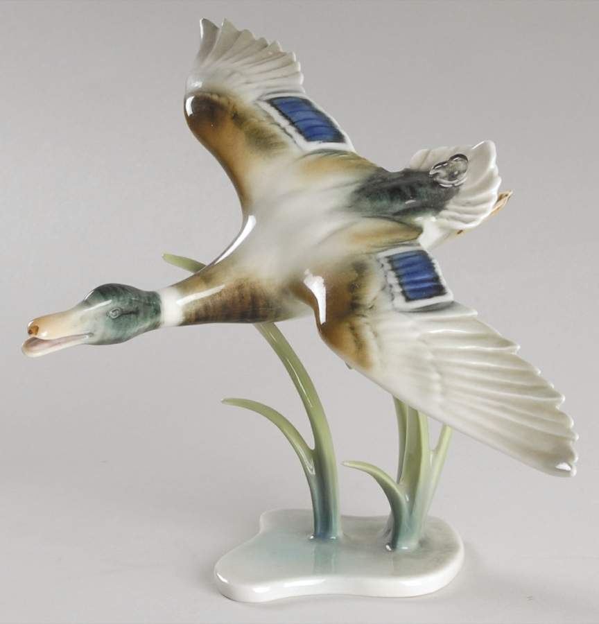 Birds Mallard Duck(Colored Glaze) - No Box by Kaiser-1