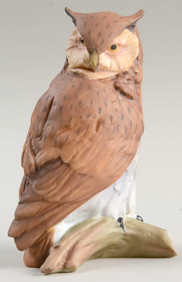 Birds Owl (Colored Bisque) - Boxed by Kaiser-1
