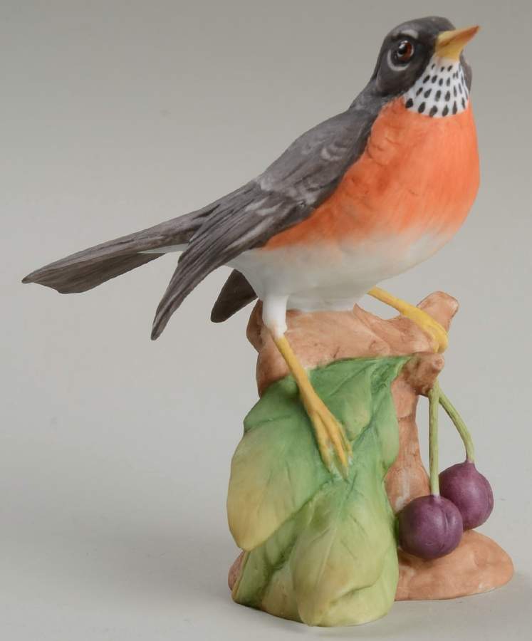 Birds Robin (Colored Bisque) - Boxed by Kaiser-1
