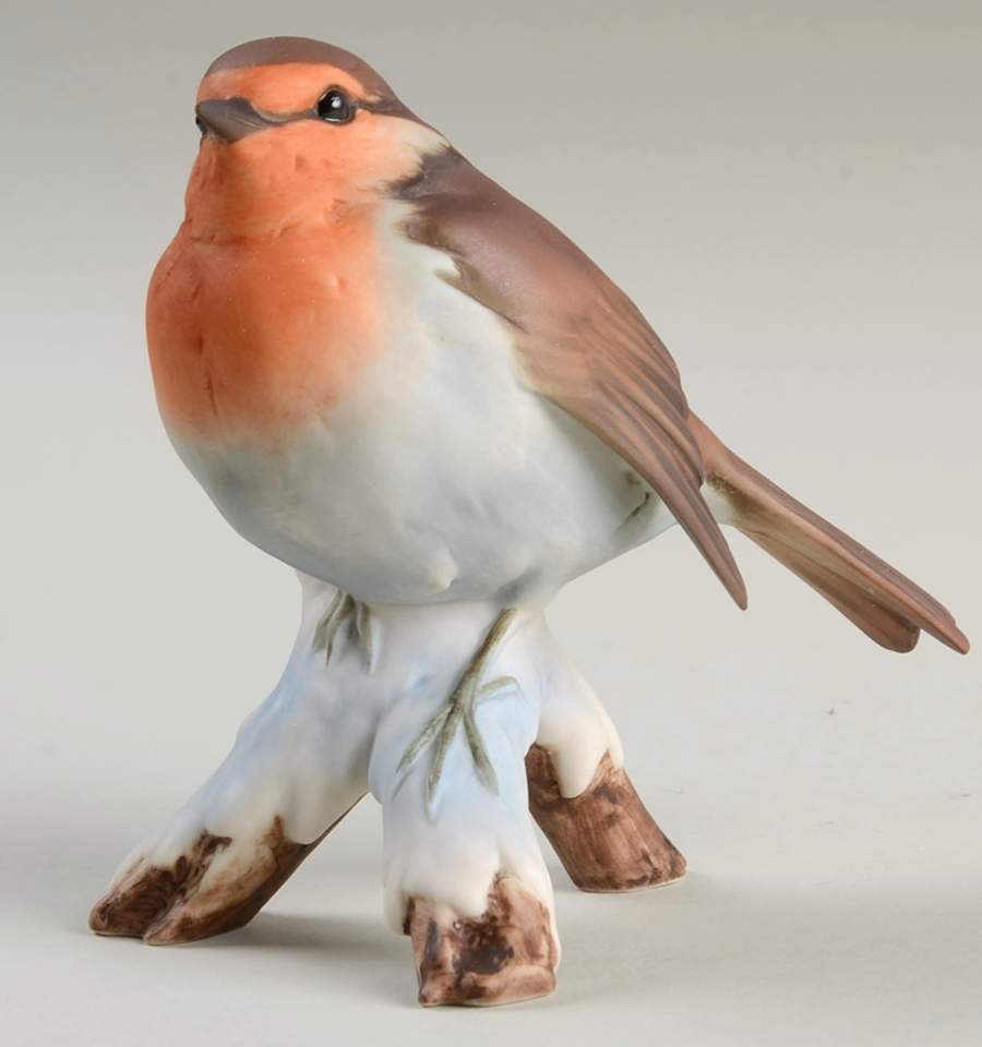 Birds Red Throat (Colored Bisque) - Boxed by Kaiser-1
