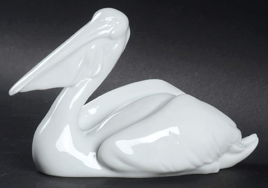Birds Pelican-White Gloss - Boxed by Kaiser-1