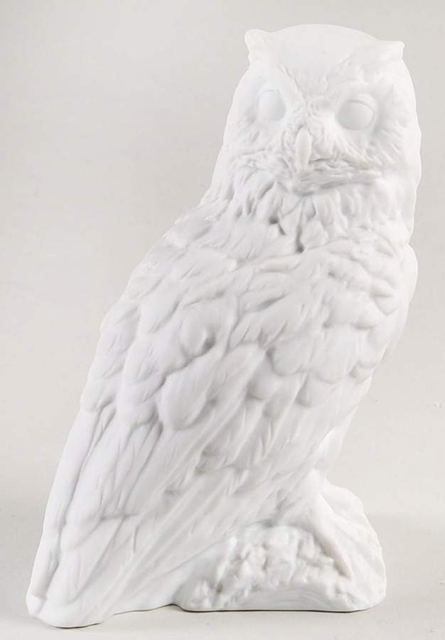 Birds Horned Owl (White Bisque) - Boxed by Kaiser-1
