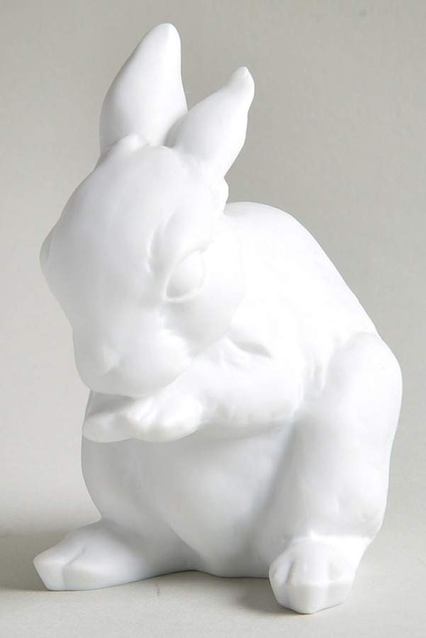 Rabbits Sitting Rabbit (White Bisque) - Boxed by Kaiser-1