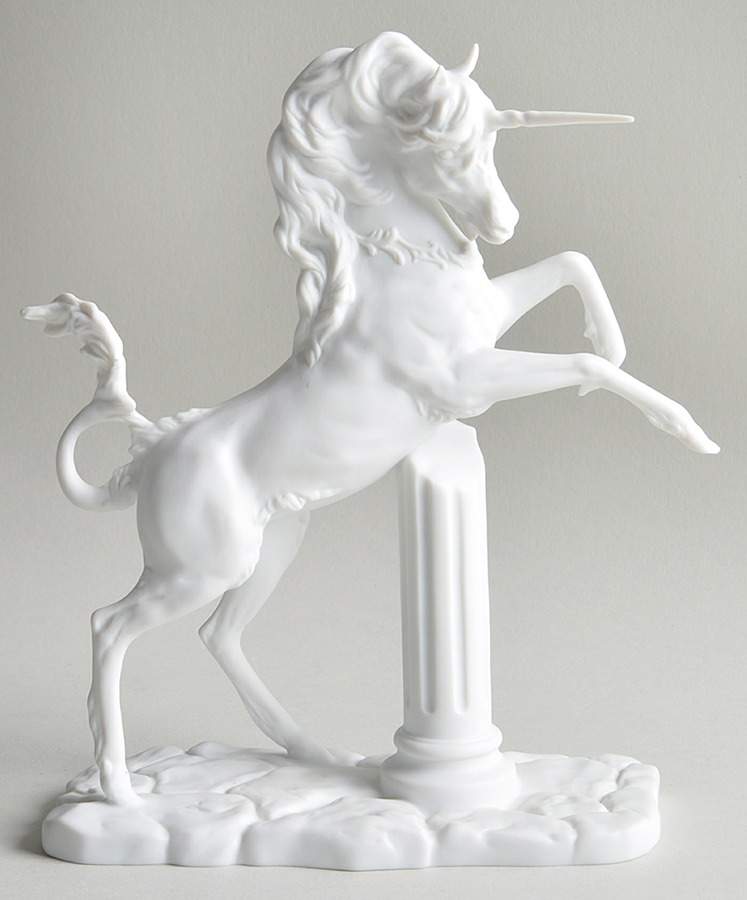 Horses Unicorn (White Bisque) - Boxed by Kaiser-1
